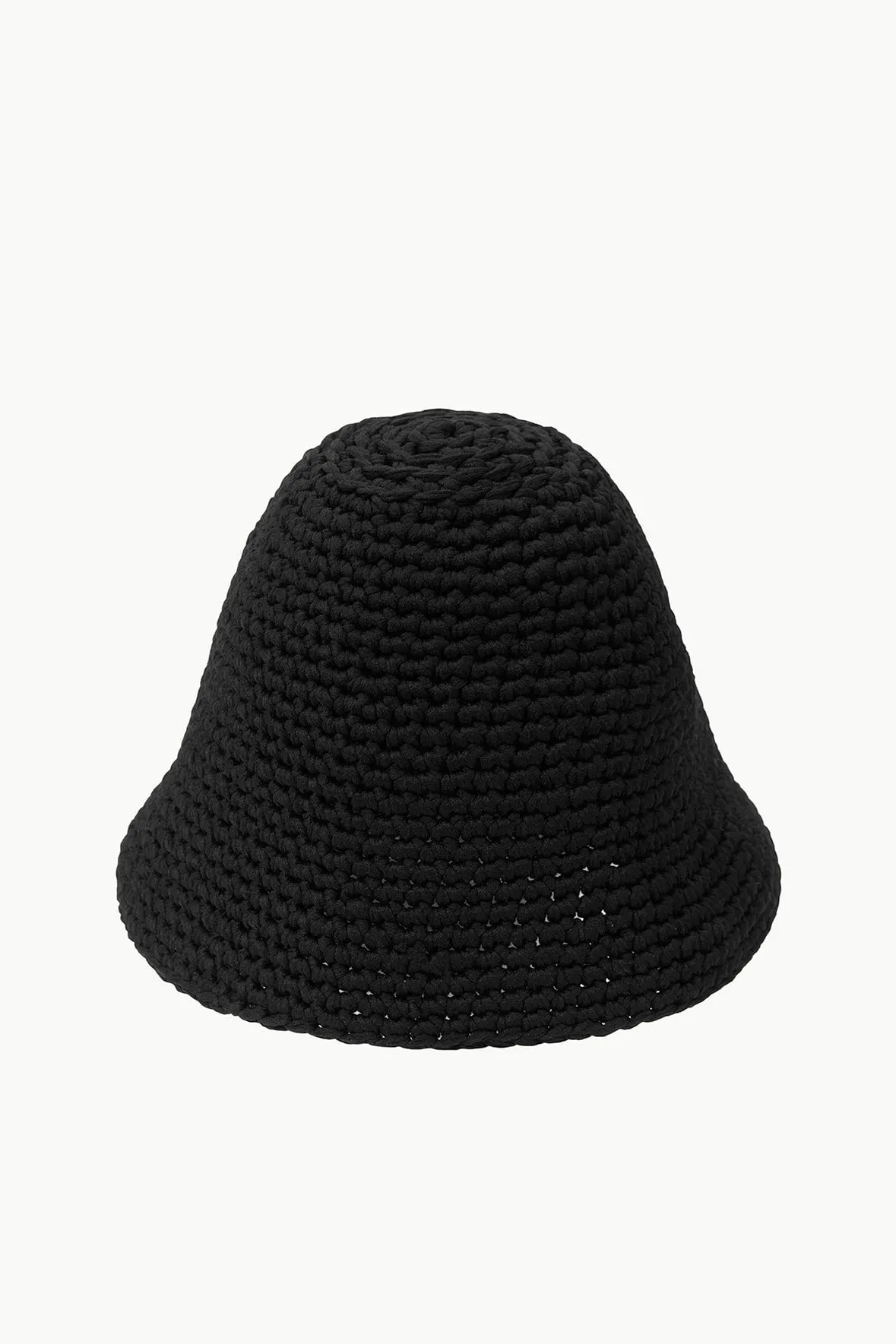 CROCHET HAT | BLACK sold by STAUD