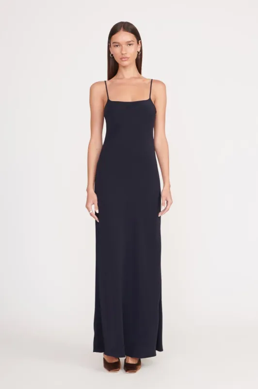 SAUNTER DRESS | BLACK sold by STAUD