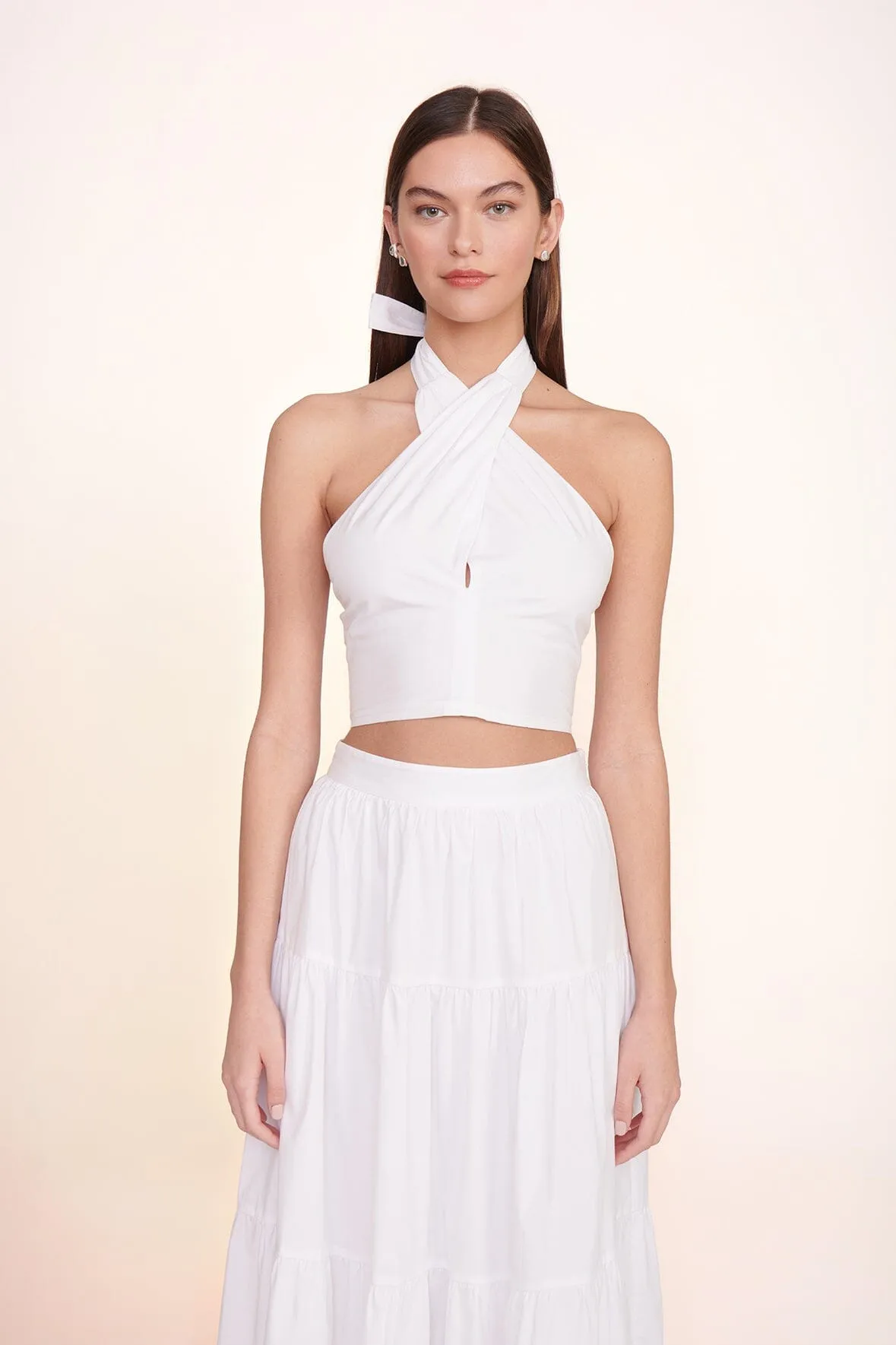SEA SKIRT | WHITE sold by STAUD product image thumbnail 4