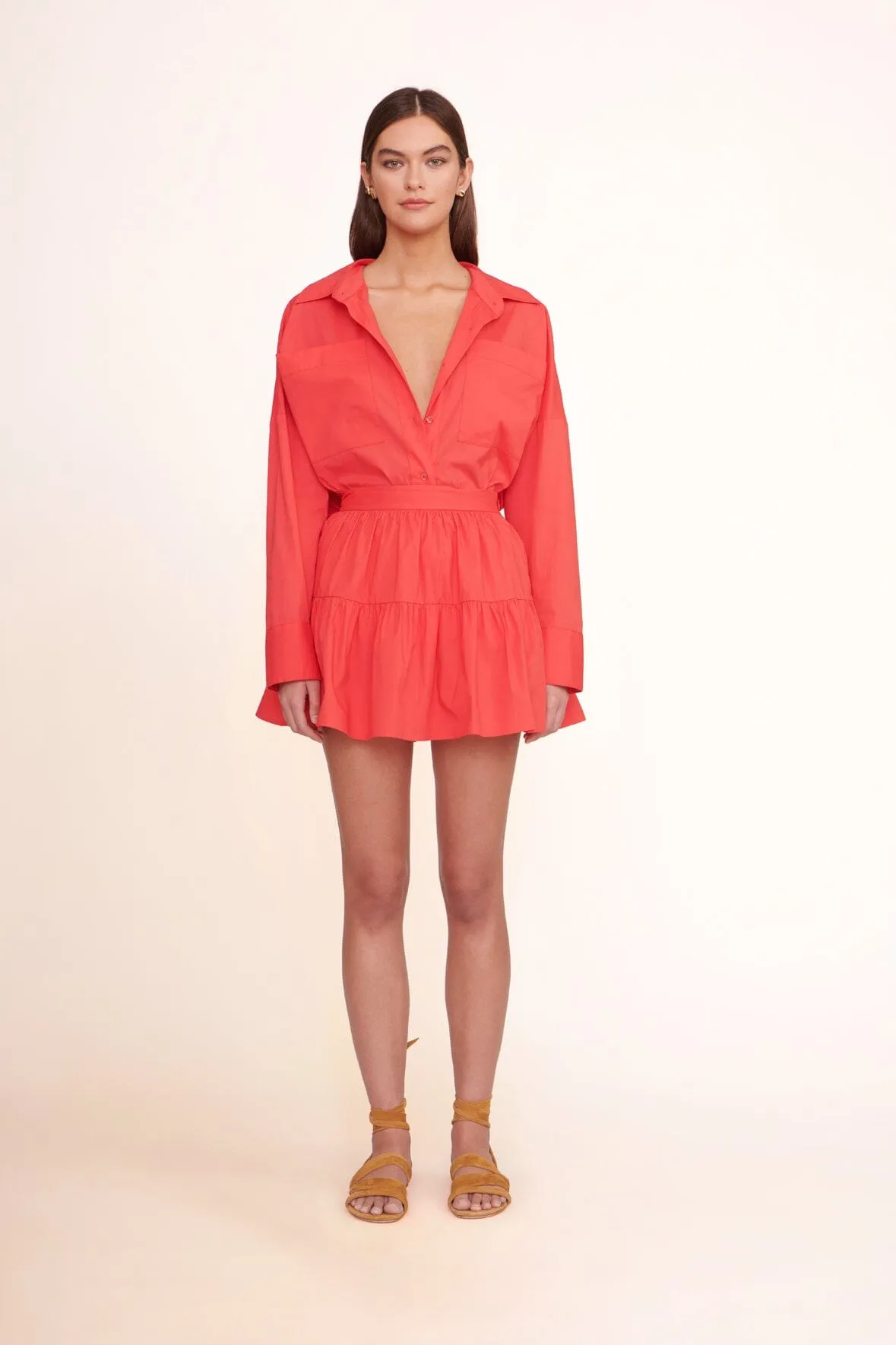 MINI SEA SKIRT | HIBISCUS sold by STAUD