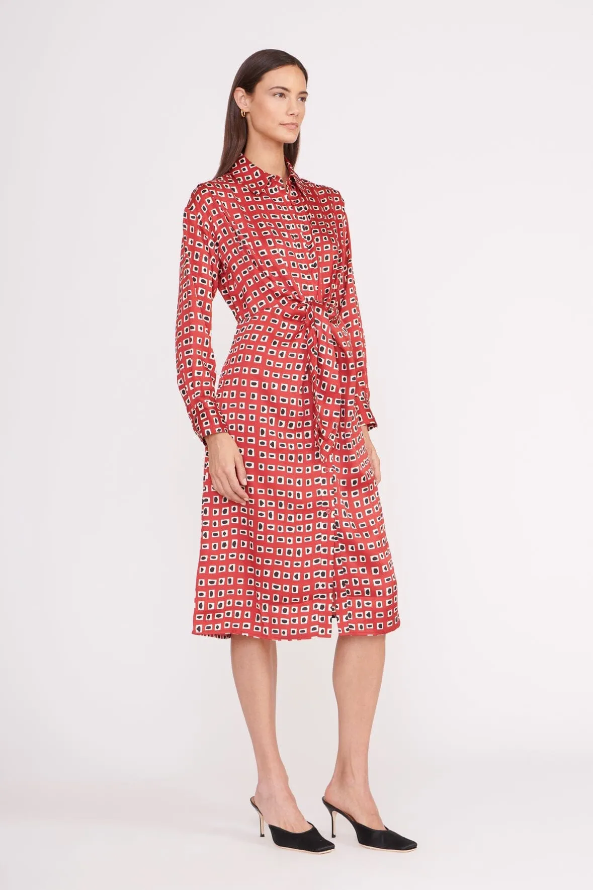 ELSA DRESS | RUBY GEOSCAPE sold by STAUD product image thumbnail 2