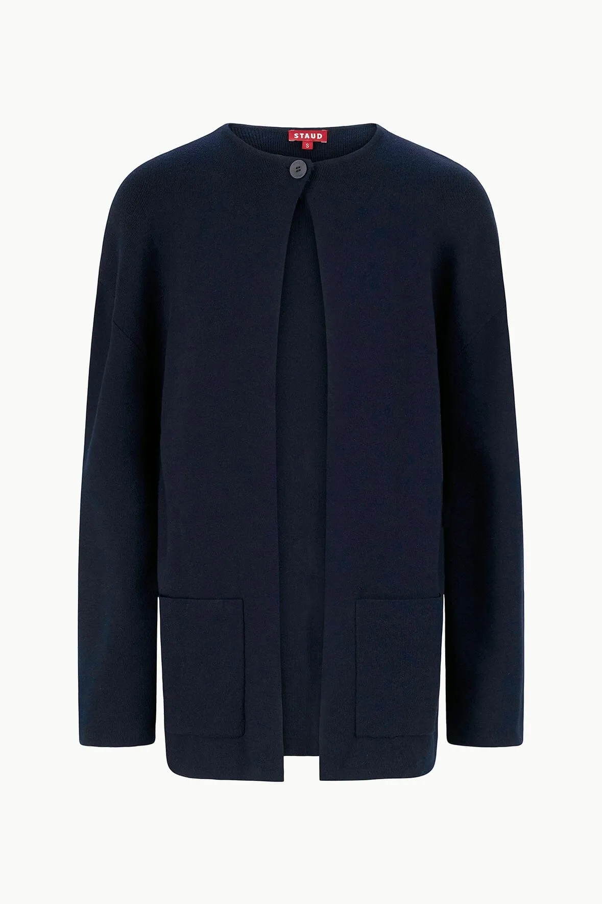 CARRY ON CARDIGAN | NAVY sold by STAUD product image thumbnail 4