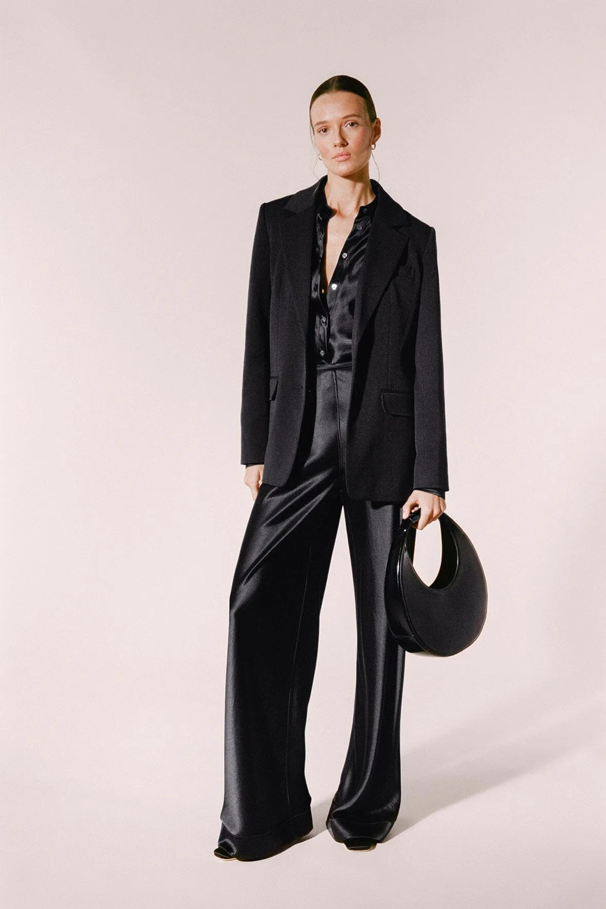 MOON BAG | BLACK POLISHED sold by STAUD product image thumbnail 2