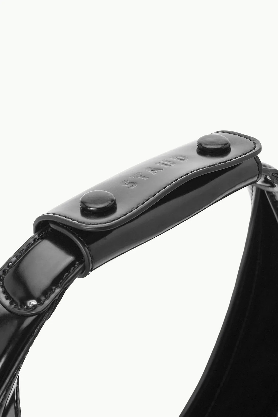MOON BAG | BLACK POLISHED sold by STAUD product image thumbnail 5