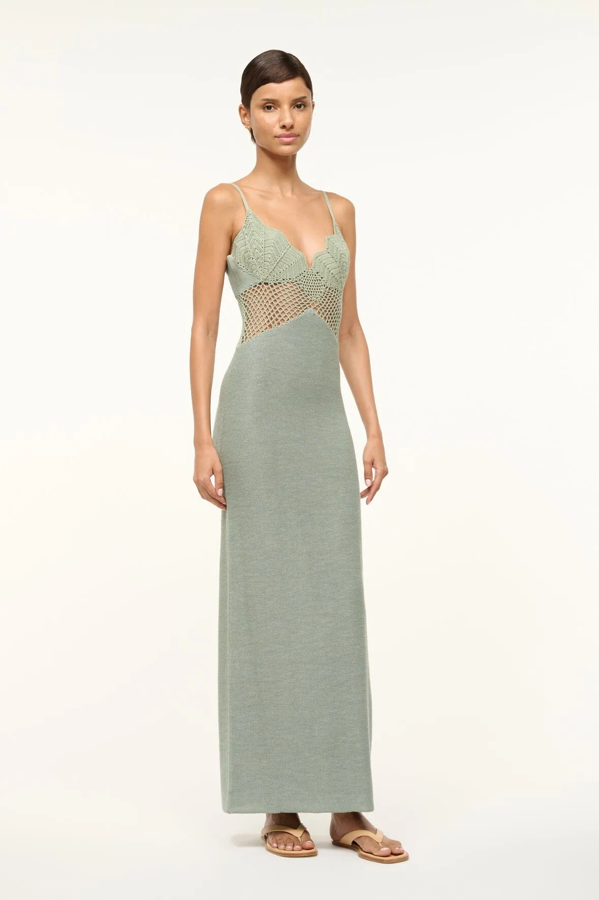 TARA DRESS | JADE sold by STAUD product image thumbnail 2