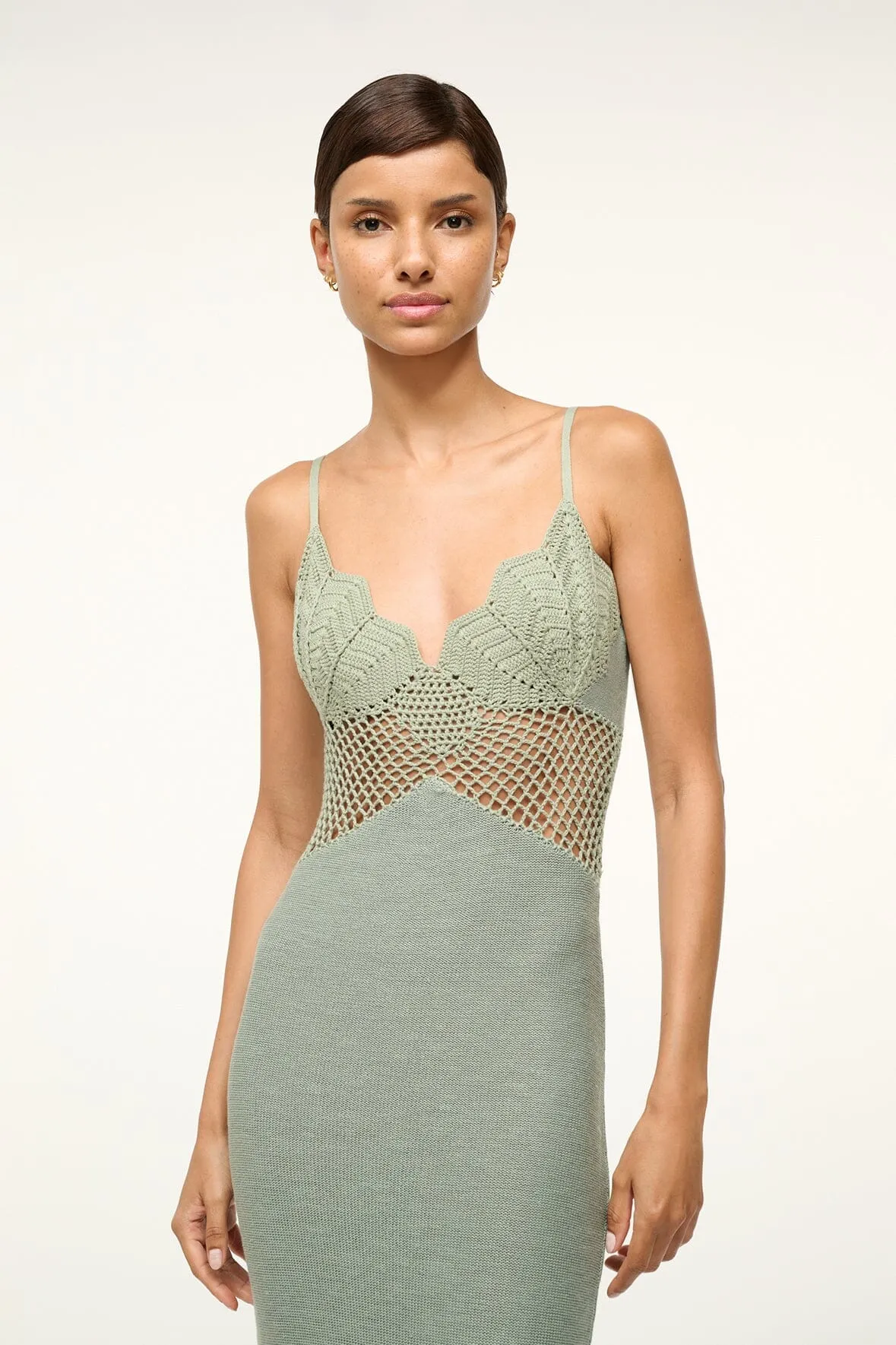 TARA DRESS | JADE sold by STAUD product image thumbnail 3
