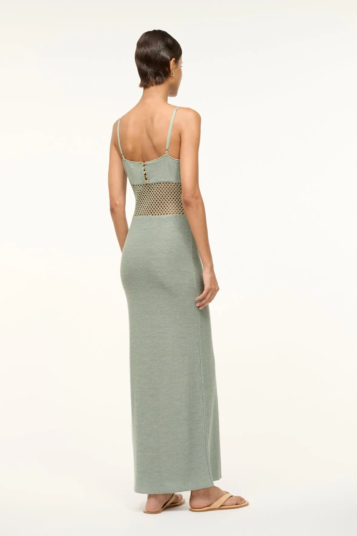 TARA DRESS | JADE sold by STAUD product image thumbnail 4