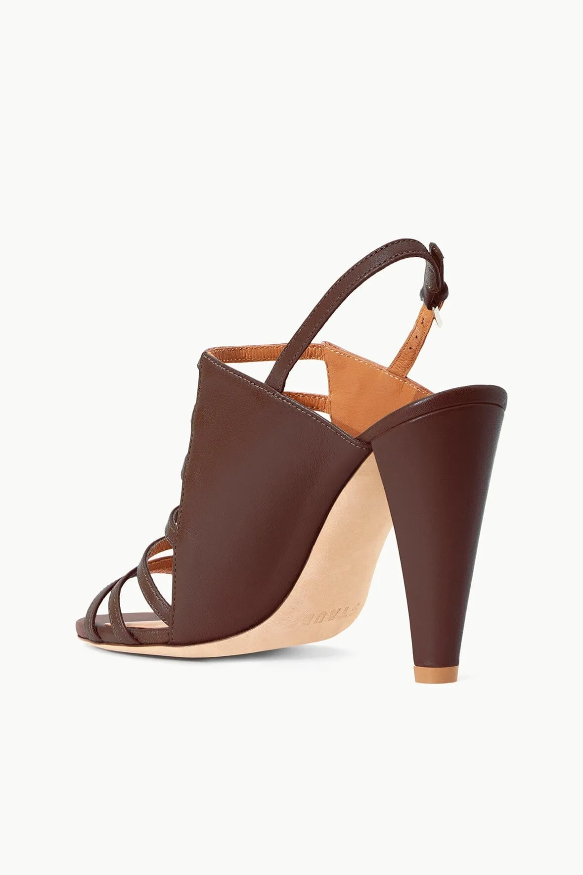 EMMA HEEL | MAHOGANY sold by STAUD product image thumbnail 3
