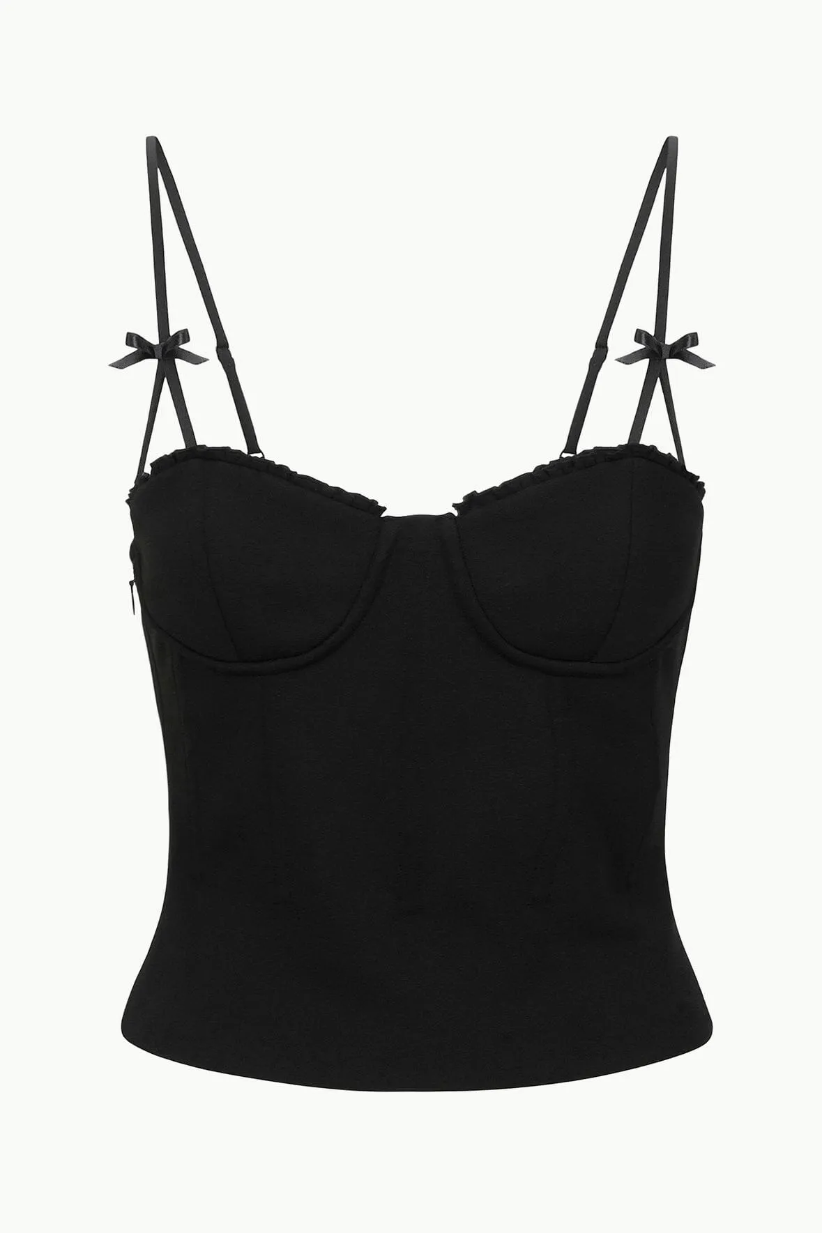 GEORGINA TOP | BLACK sold by STAUD product image thumbnail 5