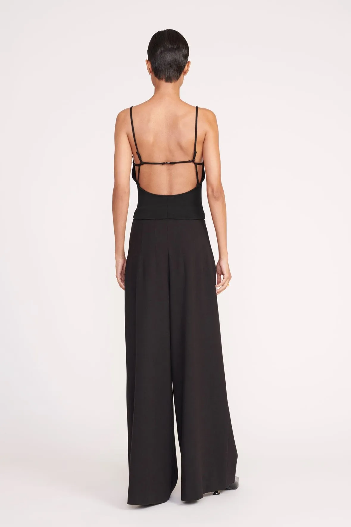 GEORGINA TOP | BLACK sold by STAUD product image thumbnail 4