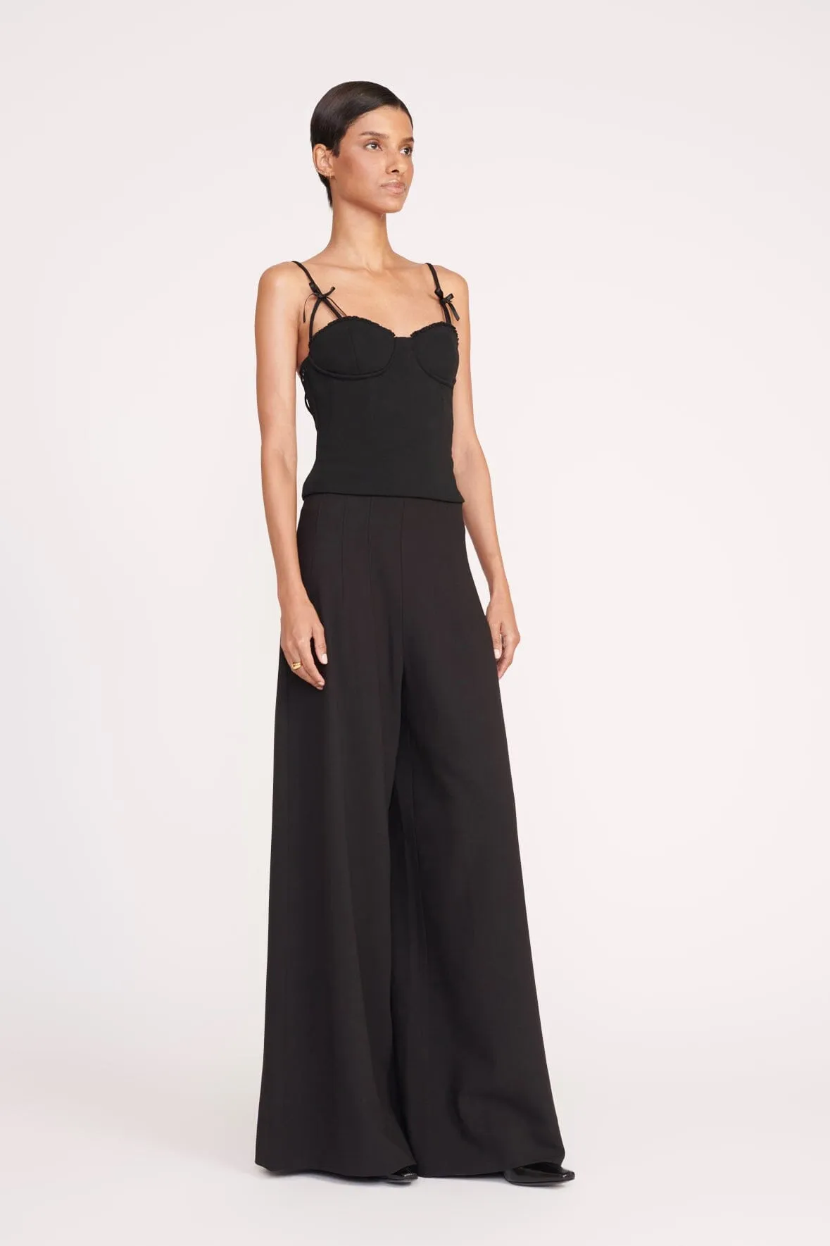 GEORGINA TOP | BLACK sold by STAUD product image thumbnail 3