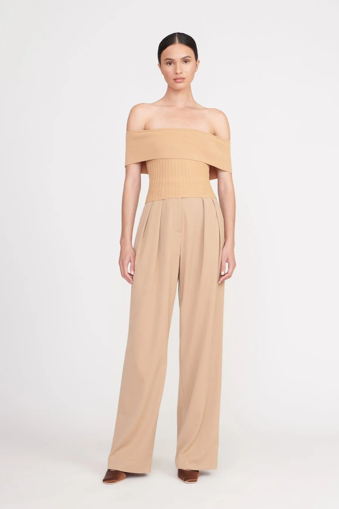 ARTISTRY TOP | CAMEL sold by STAUD product image thumbnail 4