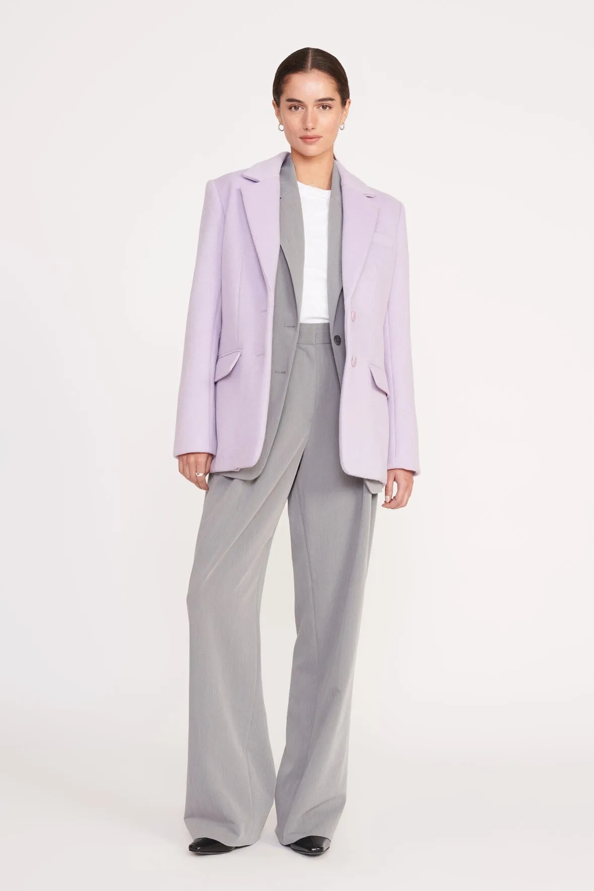 CITY BLAZER | LAVENDER sold by STAUD product image thumbnail 5