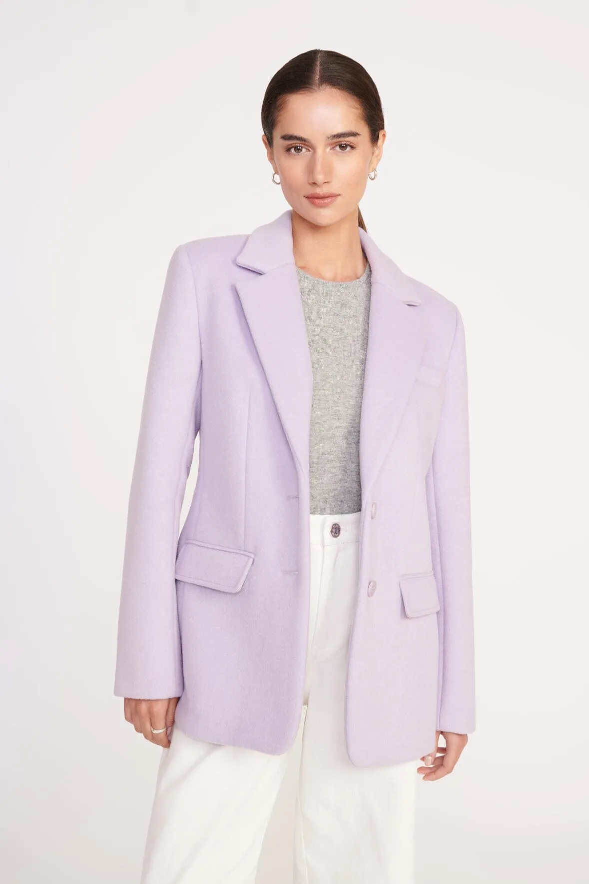 CITY BLAZER | LAVENDER sold by STAUD product image thumbnail 2
