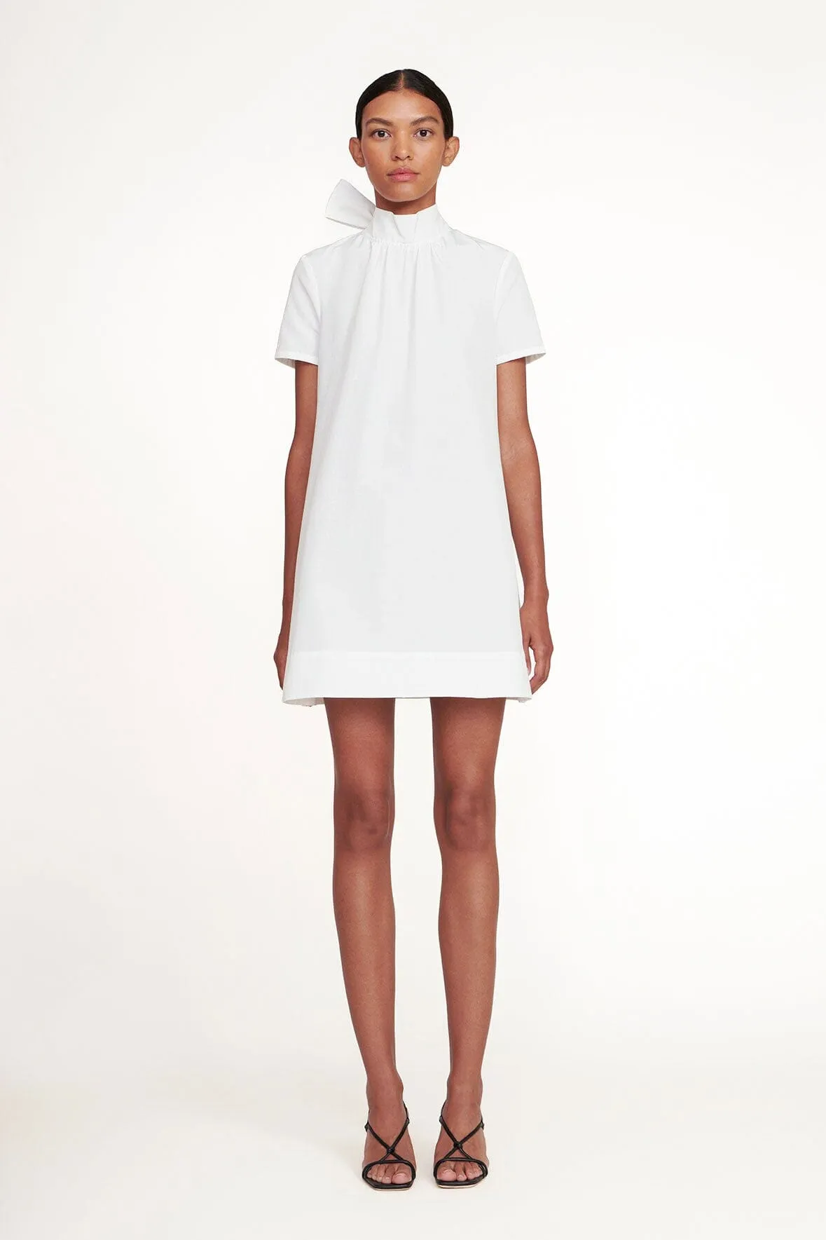 MINI ILANA DRESS | WHITE sold by STAUD