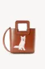 CUSTOM MINI SHIRLEY LEATHER BAG | TAN sold by STAUD