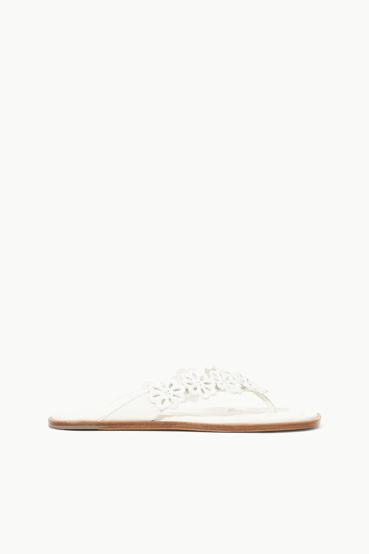 DANTE FLORAL THONG SLIDE | PAPER sold by STAUD