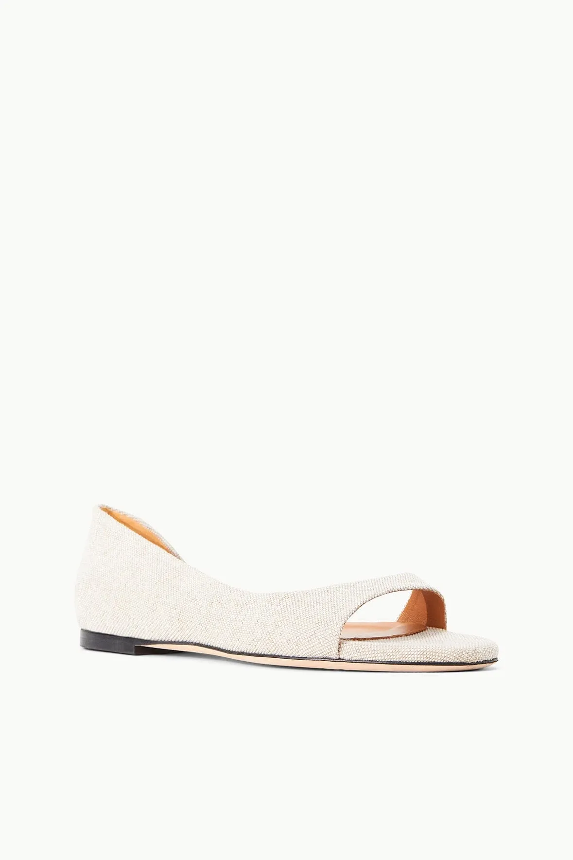 DOMINIQUE FLAT | NATURAL LINEN sold by STAUD product image thumbnail 3