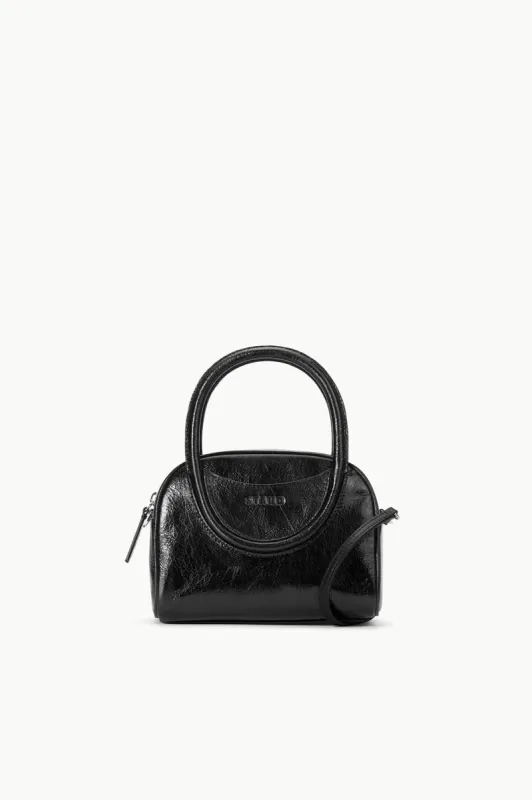 MAUDE MINI BOWLER BAG | BLACK sold by STAUD