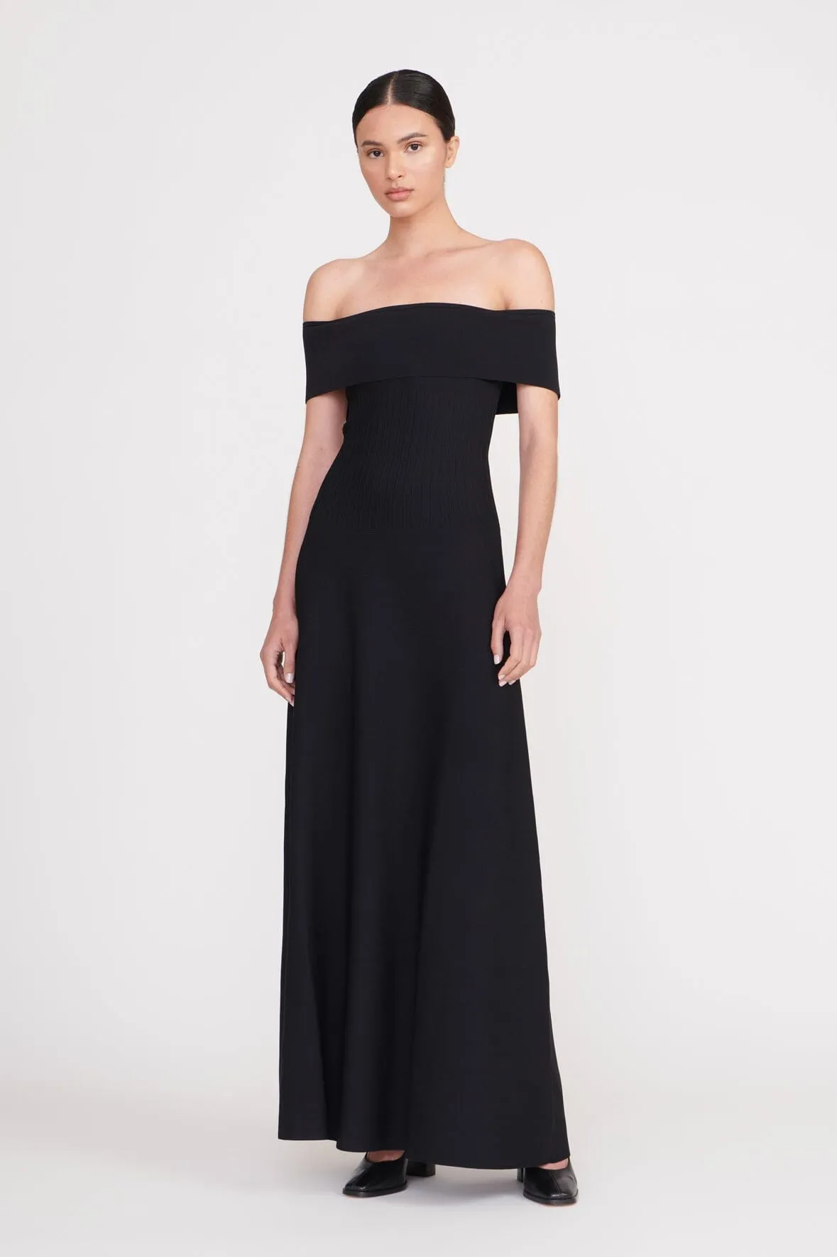 ARTISTRY DRESS | BLACK sold by STAUD