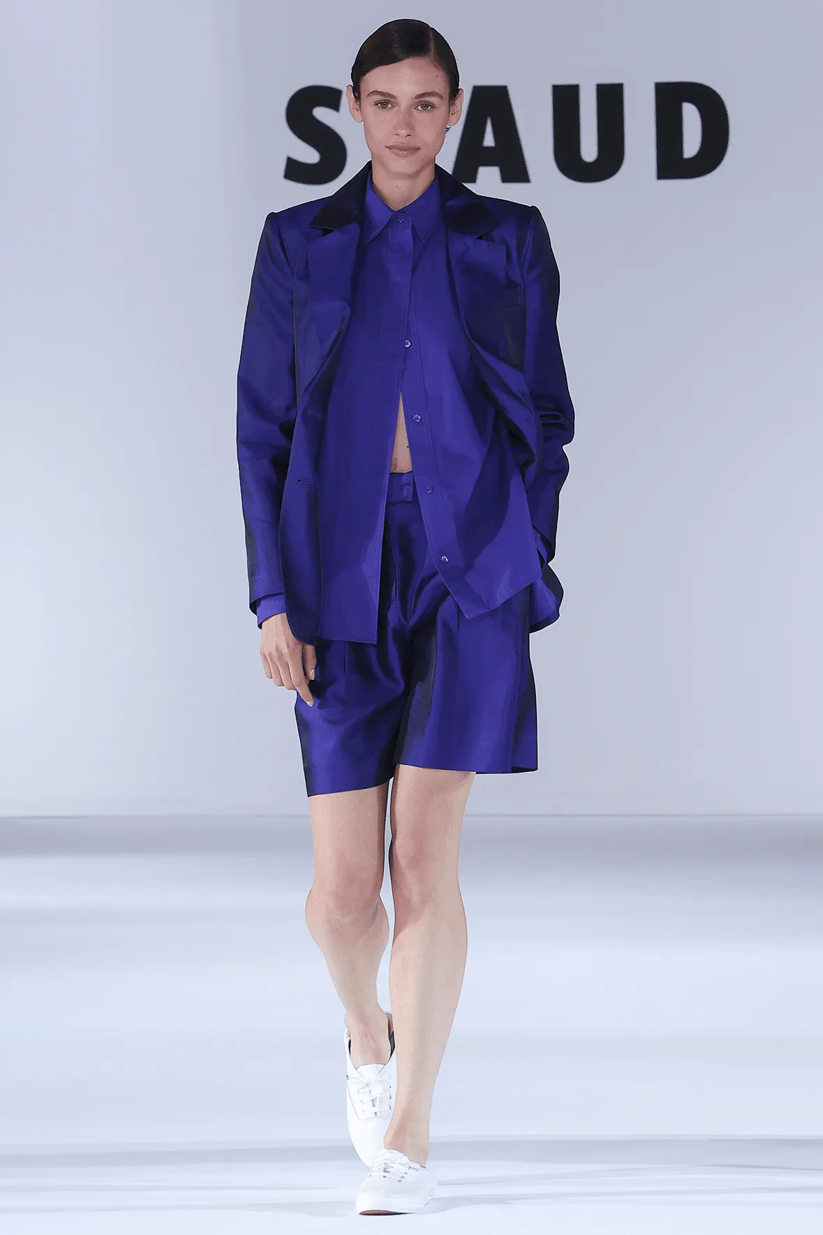 CITY BLAZER | VIOLET sold by STAUD product image thumbnail 2