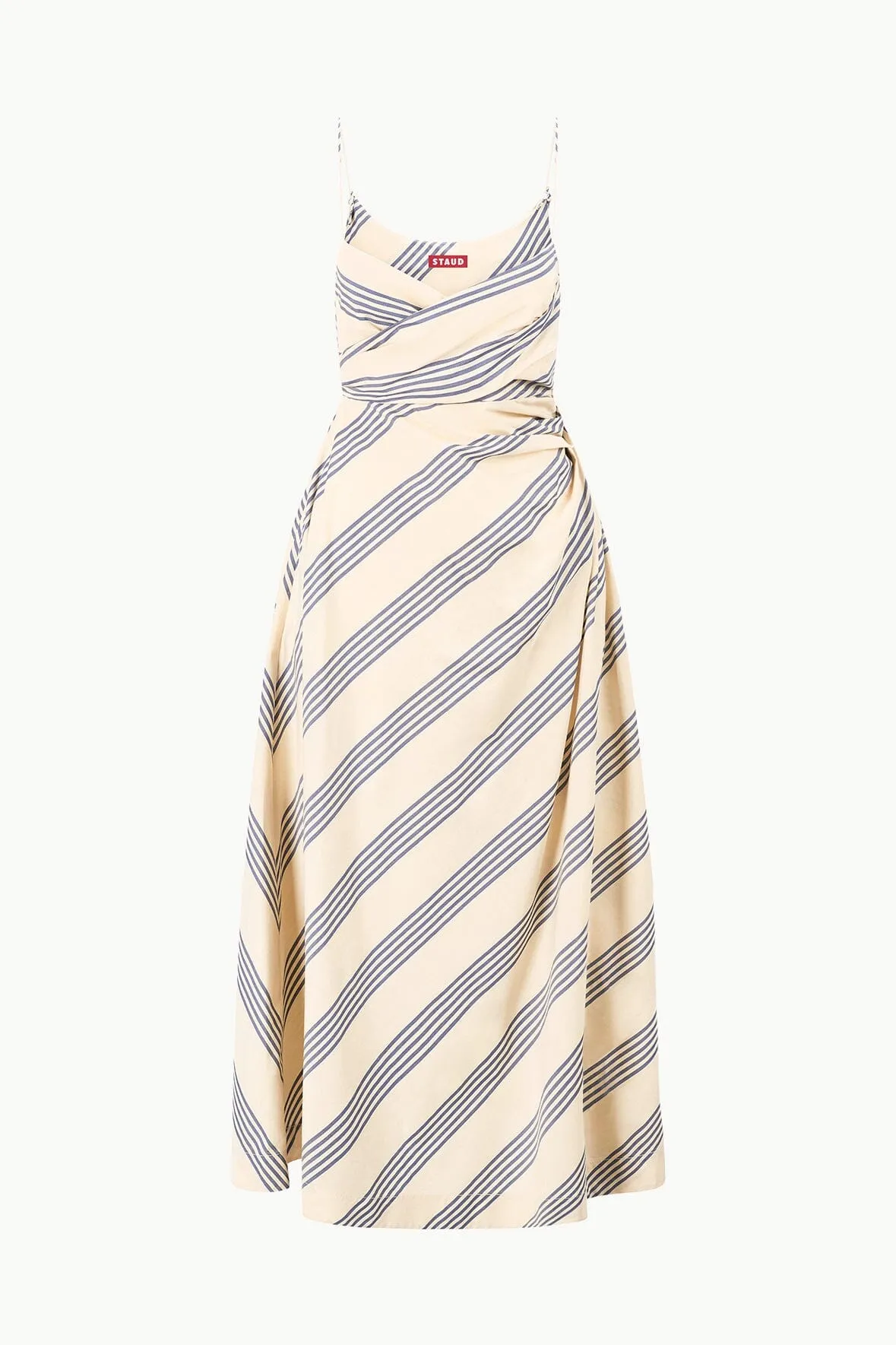 SARAH DRESS | MARINE BAYADERE STRIPE sold by STAUD product image thumbnail 4