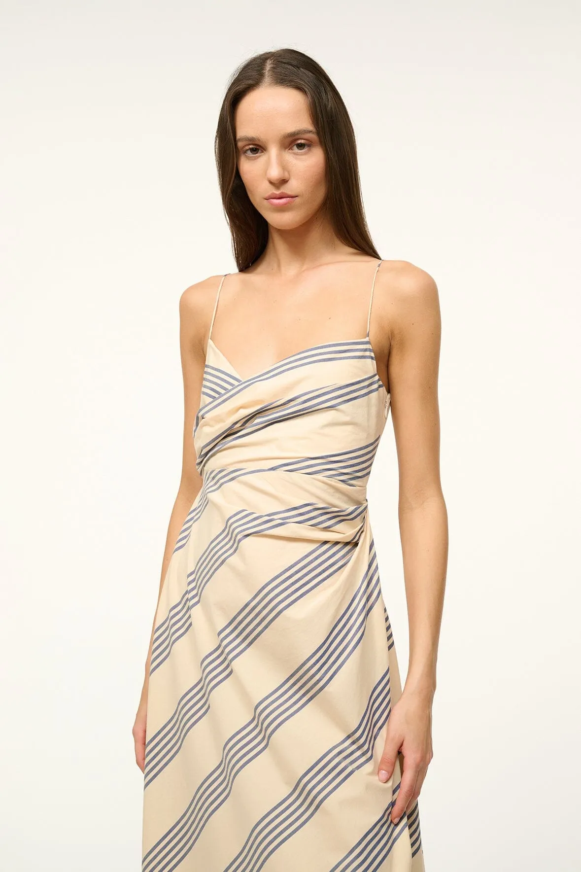 SARAH DRESS | MARINE BAYADERE STRIPE sold by STAUD product image thumbnail 2