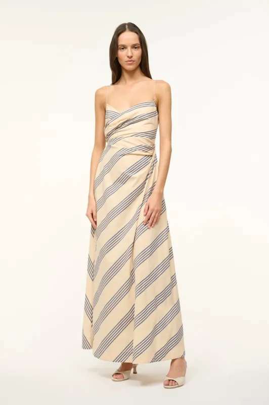 SARAH DRESS | MARINE BAYADERE STRIPE sold by STAUD