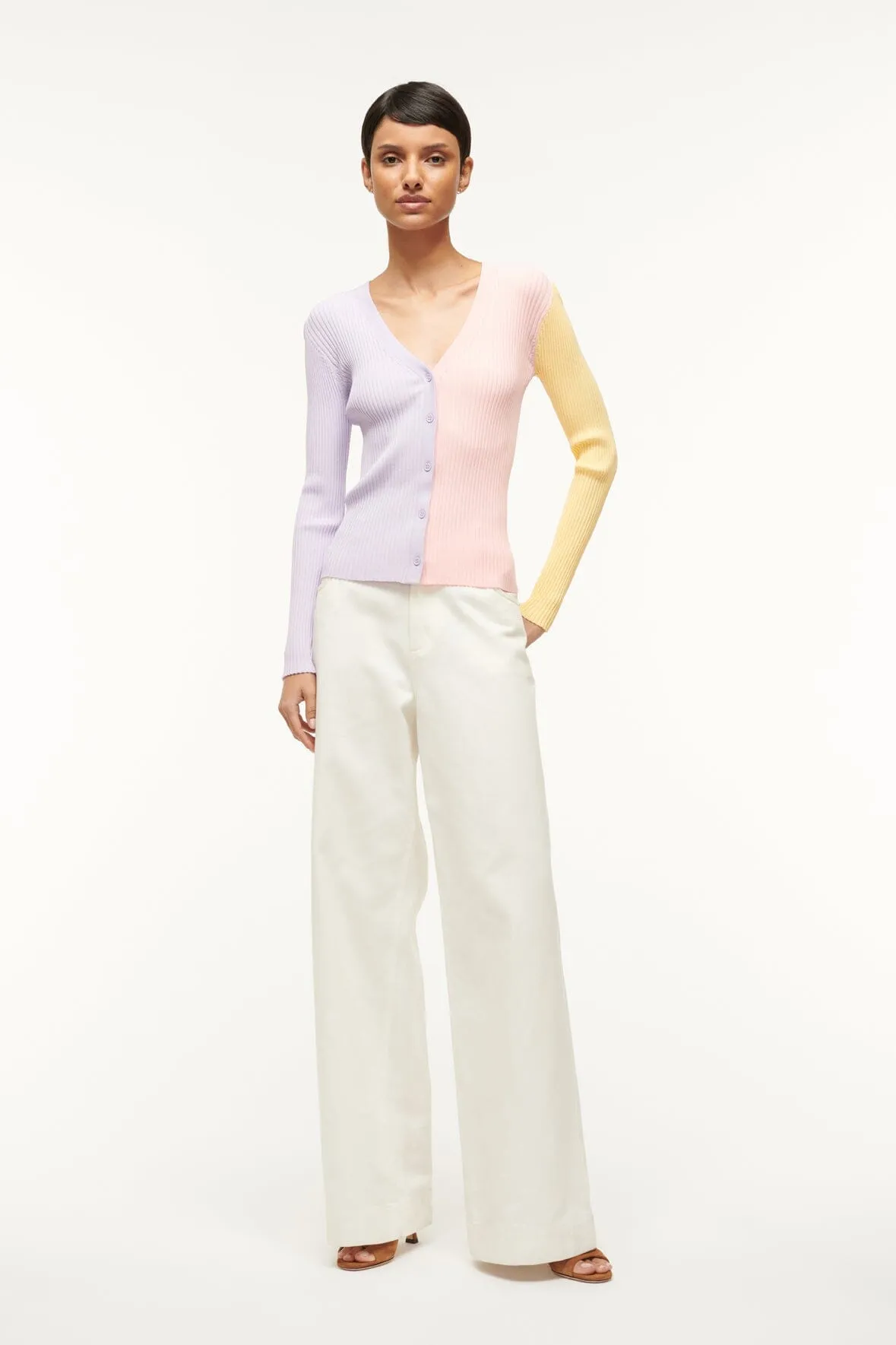 CARGO SWEATER | PINK SHERBET sold by STAUD product image thumbnail 2