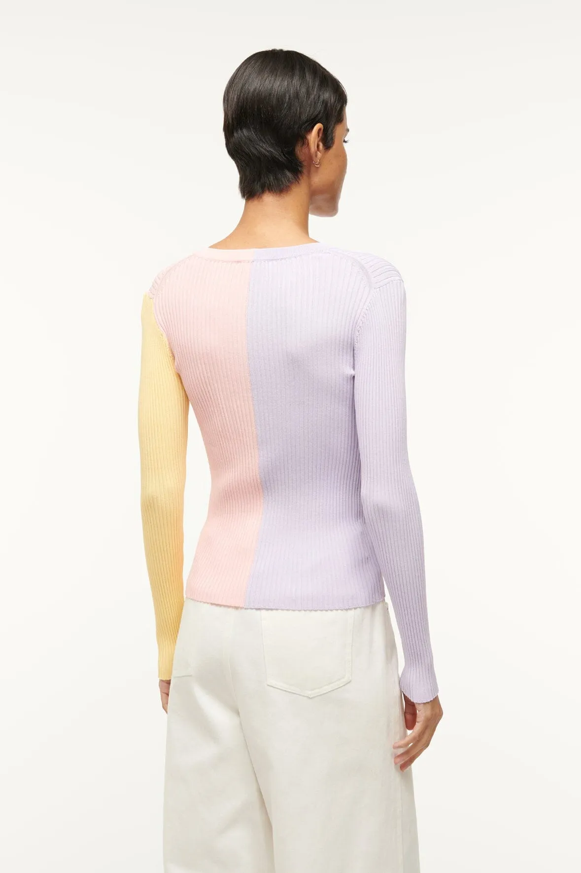CARGO SWEATER | PINK SHERBET sold by STAUD product image thumbnail 3