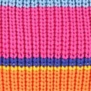 CROPPED HAMPTON SWEATER | MULTI BAYADERE STRIPE sold by STAUD product image thumbnail 5