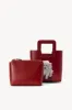CUSTOM MINI SHIRLEY LEATHER BAG | COGNAC sold by STAUD