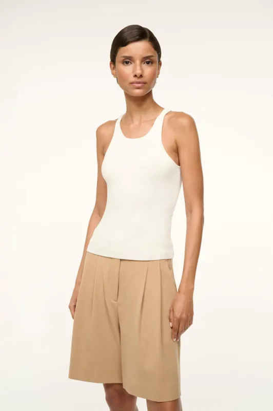IBISCO TANK | WHITE sold by STAUD