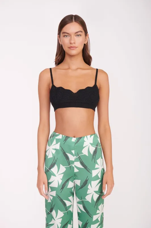 TARA TOP | BLACK sold by STAUD