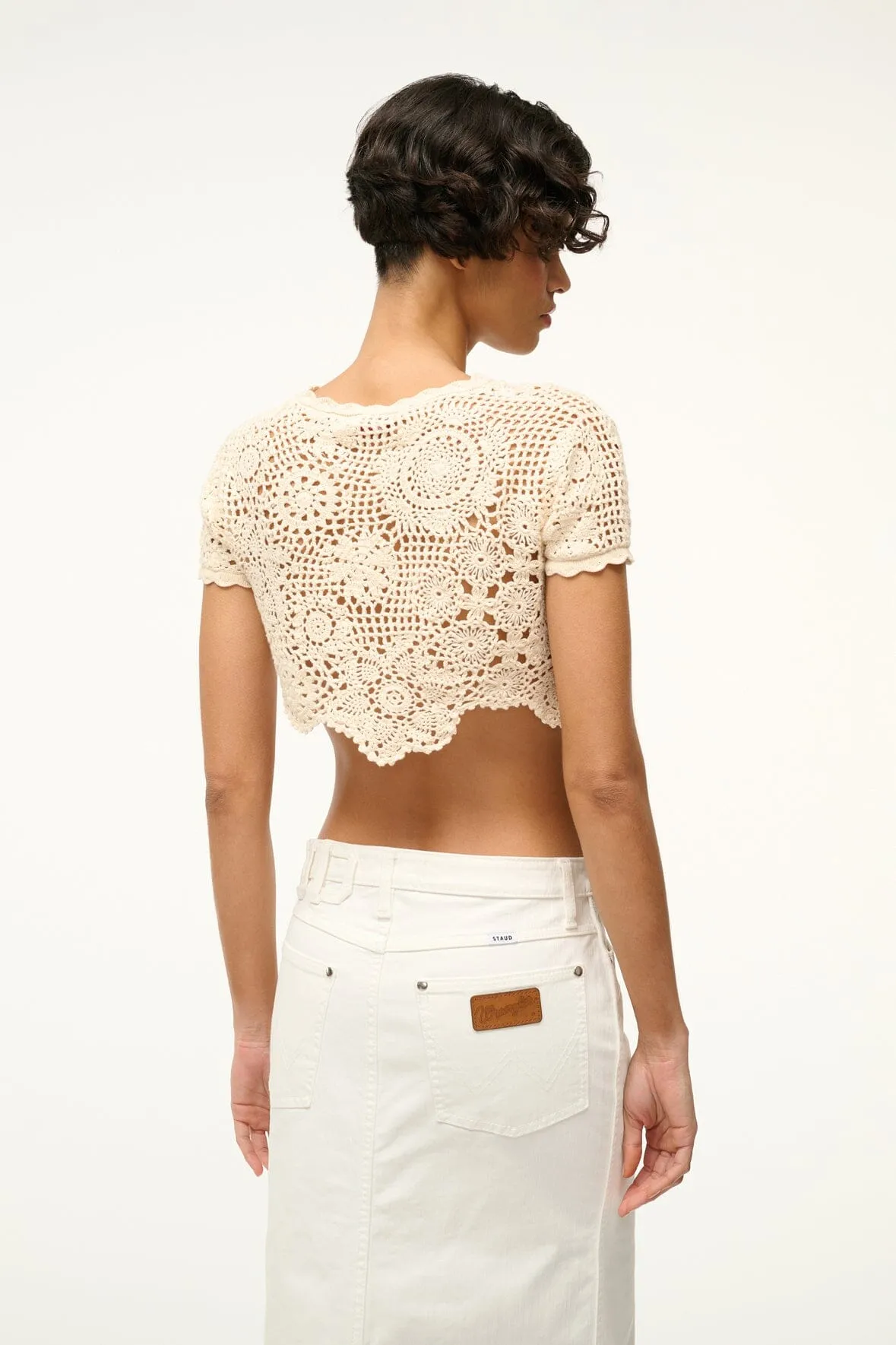 STARLIGHT TOP | BUTTERCREAM sold by STAUD product image thumbnail 3