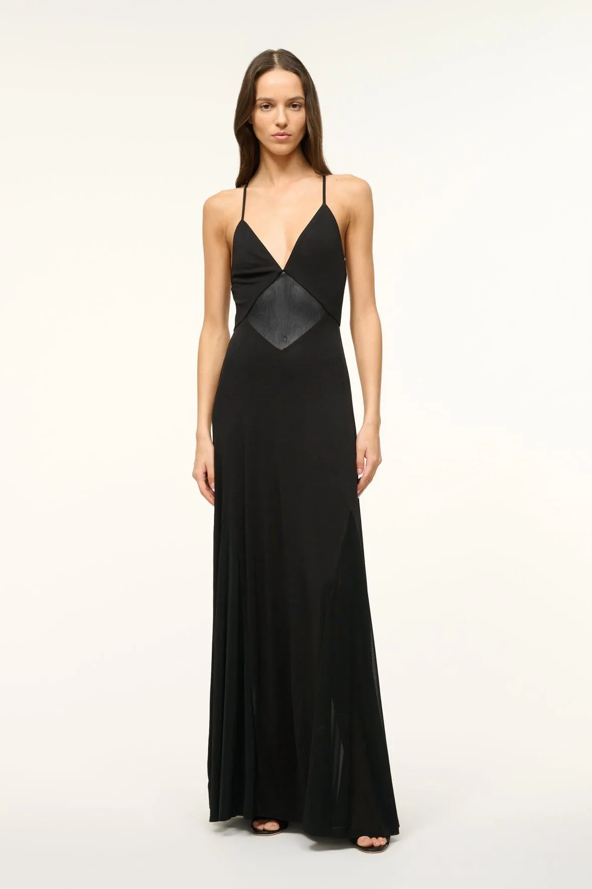 FLEUR DRESS | BLACK sold by STAUD