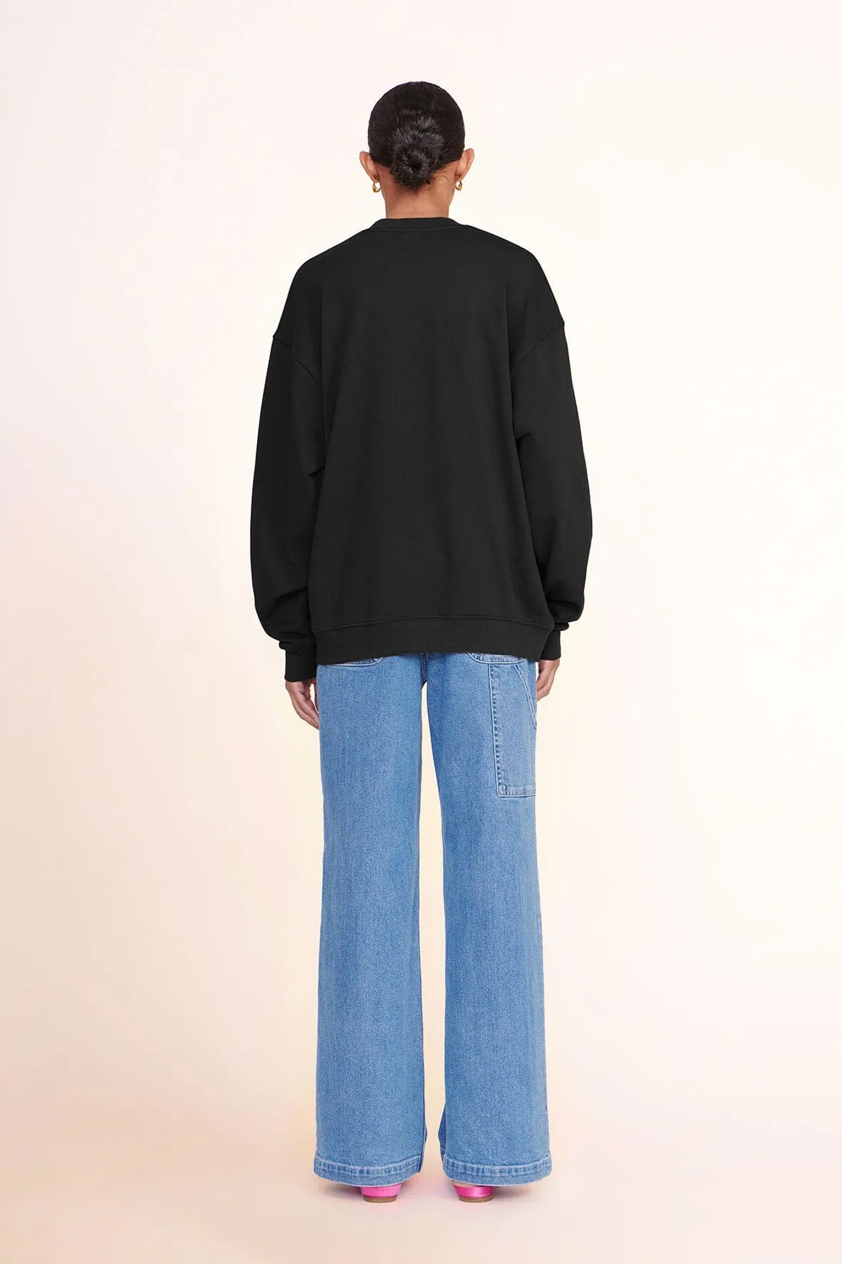 CUSTOM STAUD x C.BONZ OVERSIZED SWEATSHIRT | BLACK sold by STAUD product image thumbnail 3