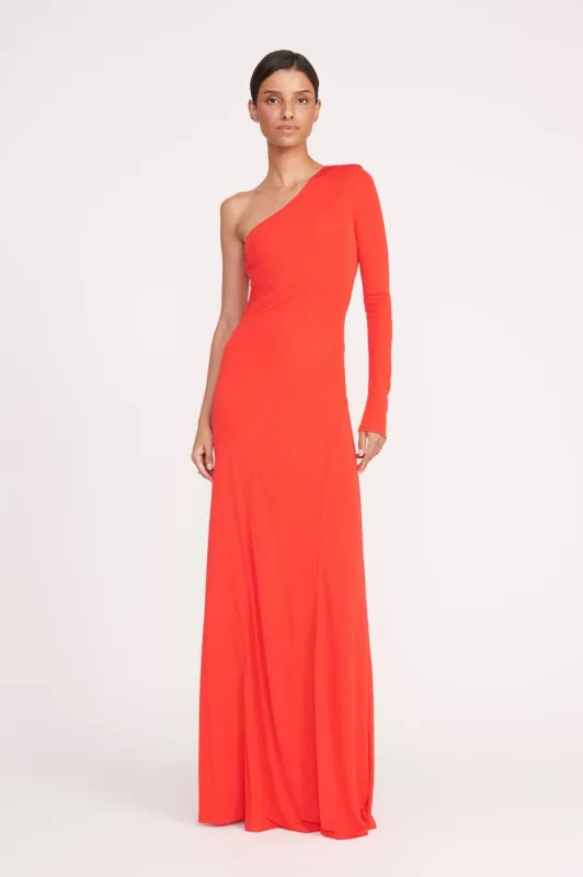 SERENA DRESS | RED ROSE sold by STAUD