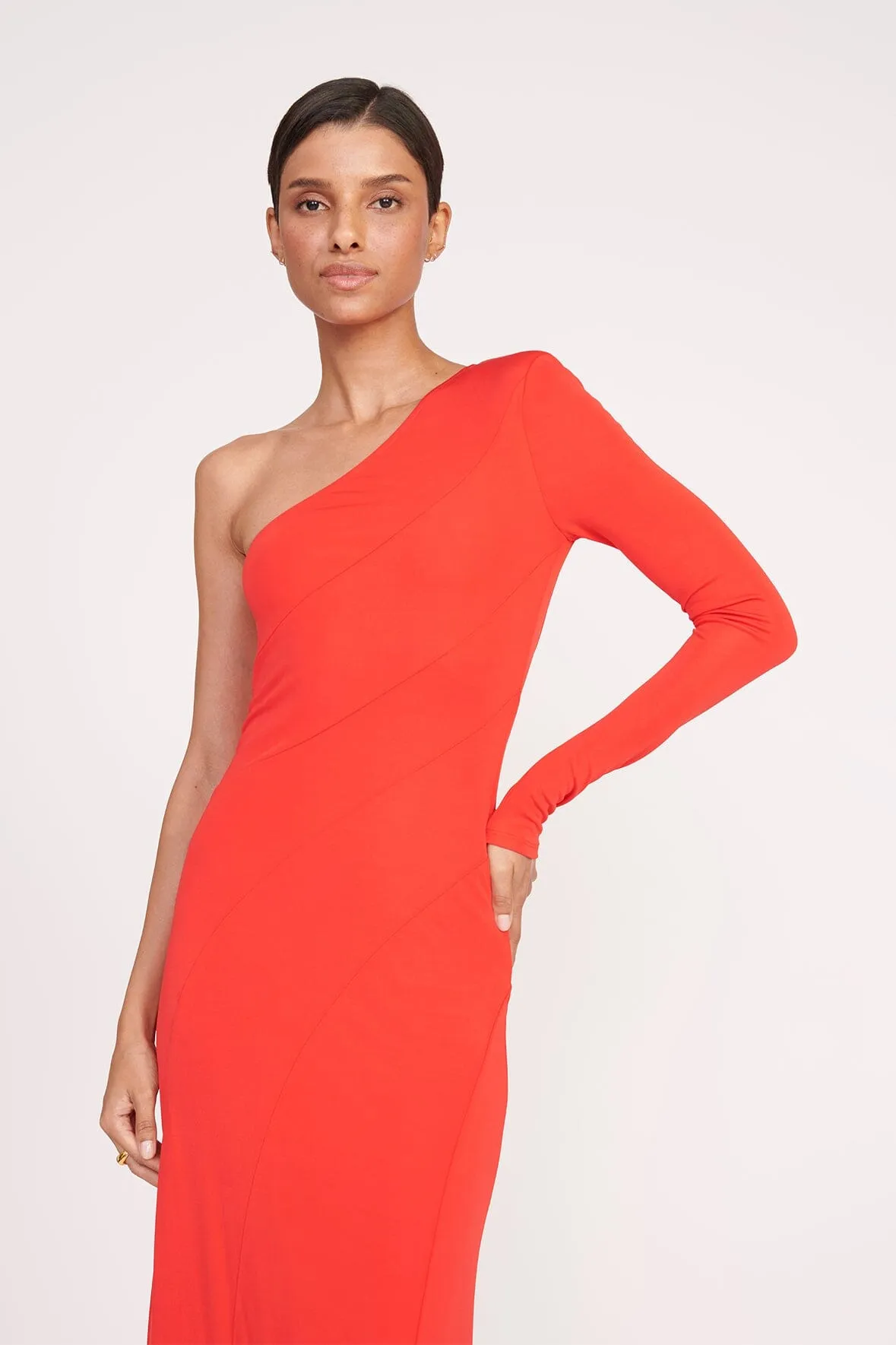 SERENA DRESS | RED ROSE sold by STAUD product image thumbnail 2