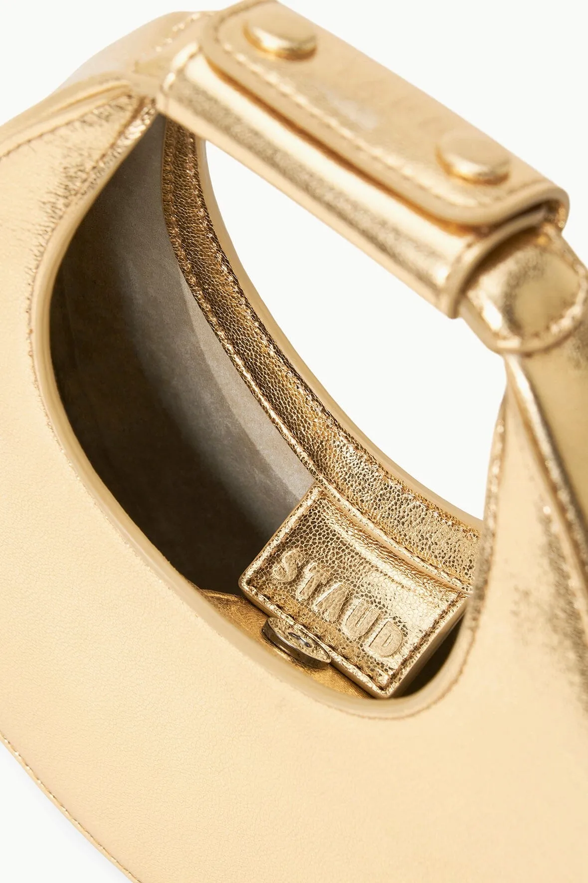 GOODNIGHT MOON BAG | GOLD sold by STAUD product image thumbnail 4