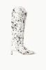 WESTERN WALLY BOOT | BLACK & WHITE HAIRCALF sold by STAUD