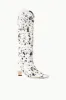 WESTERN WALLY BOOT | BLACK & WHITE HAIRCALF sold by STAUD