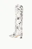 WESTERN WALLY BOOT | BLACK & WHITE HAIRCALF sold by STAUD