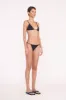 ALEXIS TRIANGLE TOP | BLACK sold by STAUD