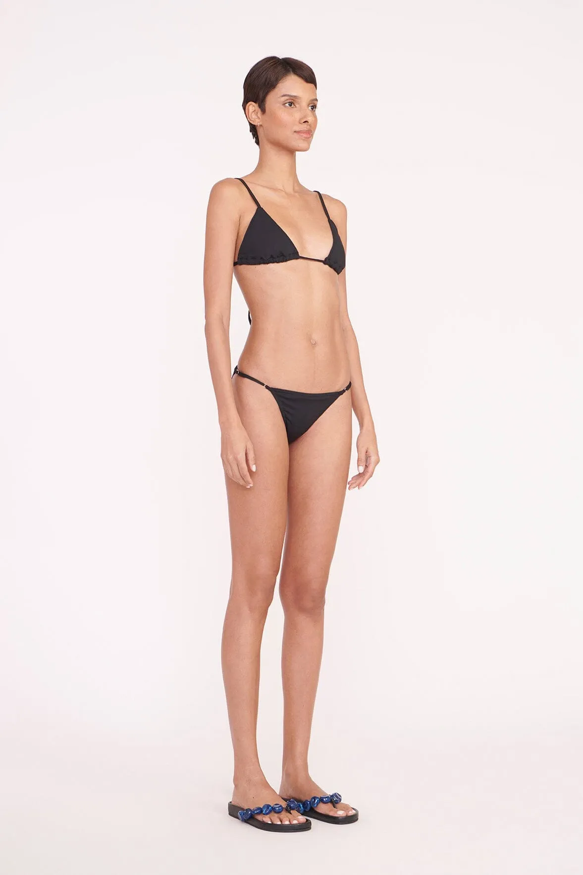 ALEXIS TRIANGLE TOP | BLACK sold by STAUD product image thumbnail 3