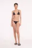 ALEXIS TRIANGLE TOP | BLACK sold by STAUD