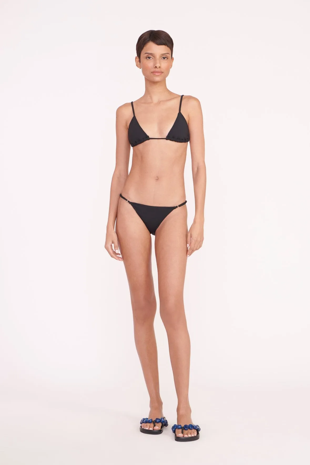 ALEXIS TRIANGLE TOP | BLACK sold by STAUD product image thumbnail 2