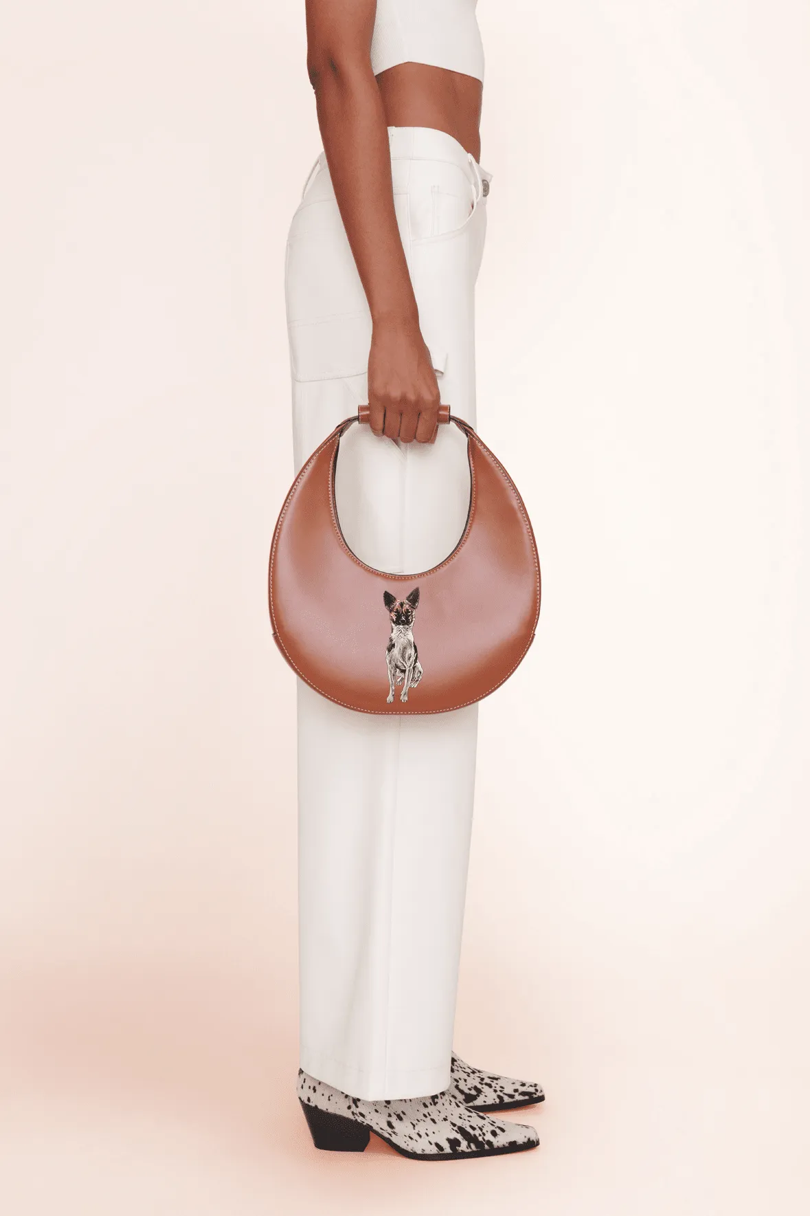 CUSTOM MOON BAG | TAN sold by STAUD product image thumbnail 2