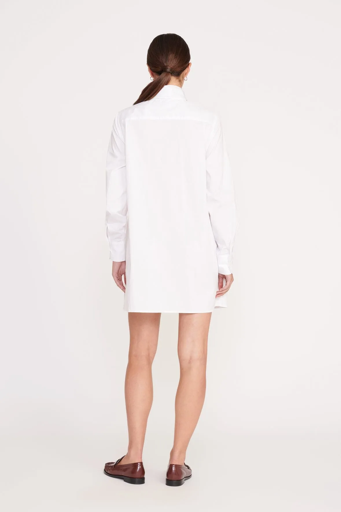 MARYN DRESS | WHITE sold by STAUD product image thumbnail 4