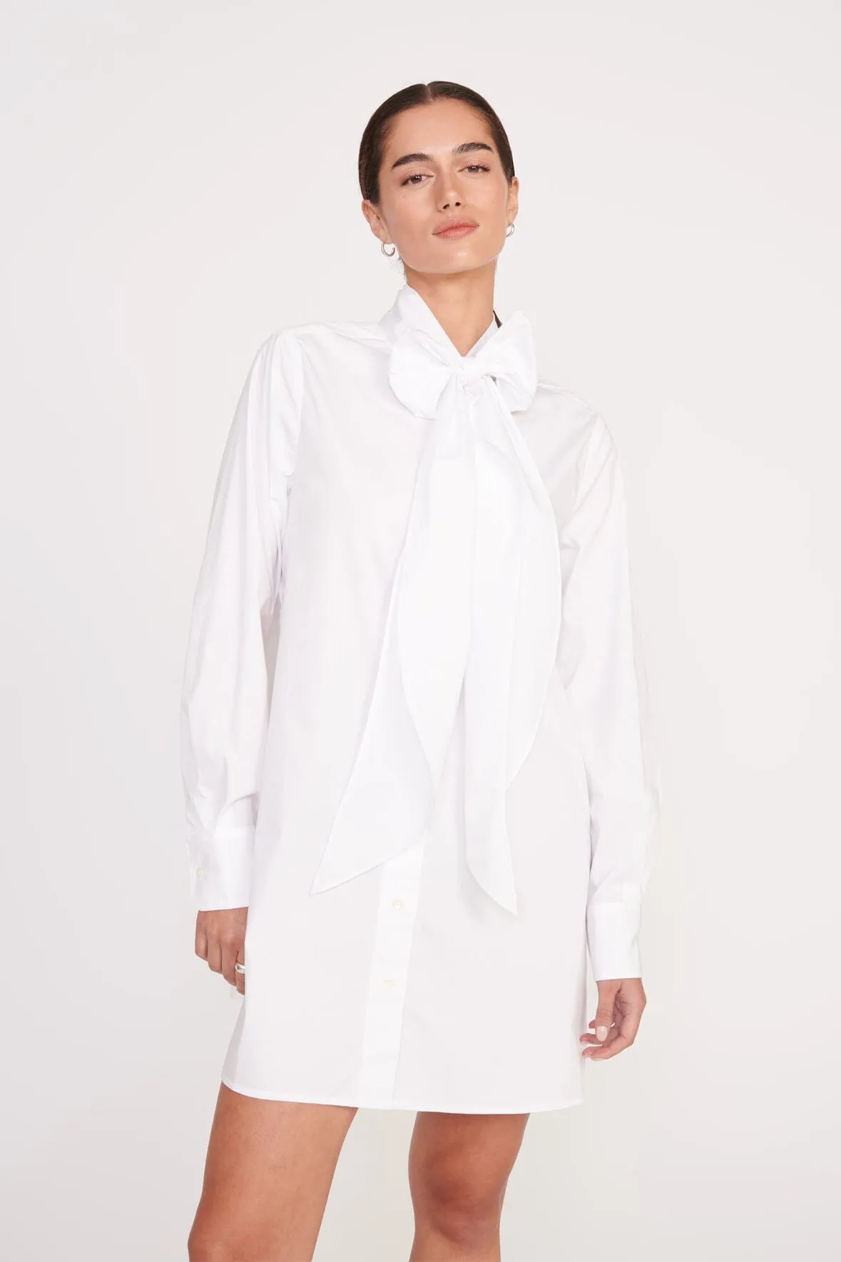 MARYN DRESS | WHITE sold by STAUD product image thumbnail 2